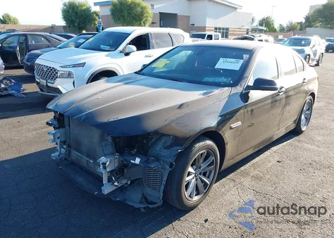 2015 BMW 528I из США, поврежденный, VIN WBA5A5C59FD517688